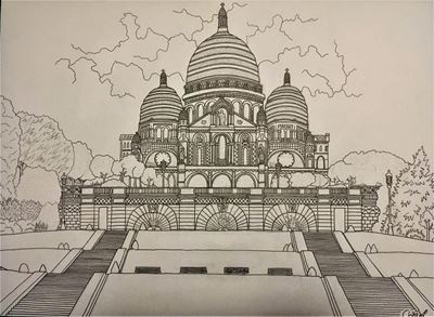 Les Différentes étapes Dun Dessin Ligne Noire